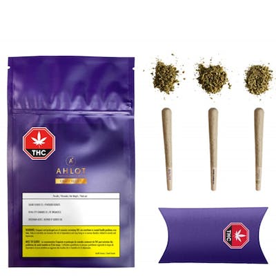AHLOT Pre-Rolls 3x0.5 g - CannMart - The AHLOT Cannabis 3 x 0.5g Pre-Rolls