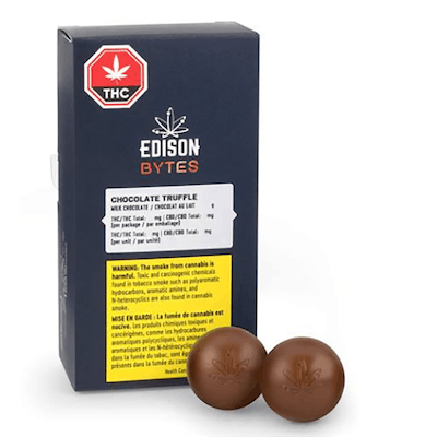 Bytes Milk Chocolate Truffles - Edison - Edison Byte 2 Milk Chocolates