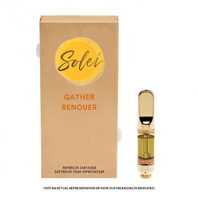 Gather Vape Cartridge - Solei - Gather 500 mg Vape Cartridge