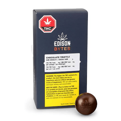 Bytes Dark Chocolate Truffles - Edison - Edison Megabyte Chocolate Dark