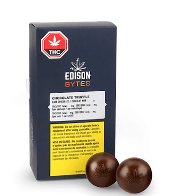 Bytes Dark Chocolate Truffles - Edison - Byte 2 Truffles Dark