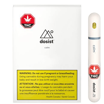 Calm disposable vape pen - Dosist - calm 50 dose pen