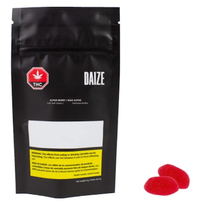 Daize THC Soft Chews 2x4.6 g - Alpha Berry THC Soft Chews 2x4.6 g