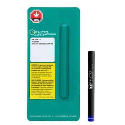 Blueberry Disposable Vape Pen - PHYTO - Blueberry 0.3 g Disposable Vape Pen