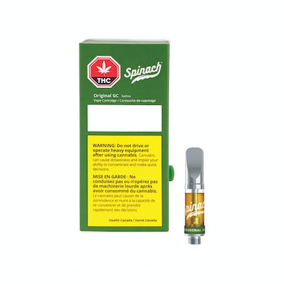 Green Crack 510 Vape Cart - Spinach - GC 0.5 mL Prefilled Vape Cartridge