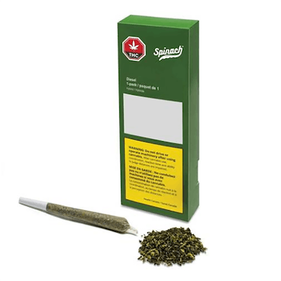 Diesel Single - Spinach - Diesel Single 1x1g Pre-Roll