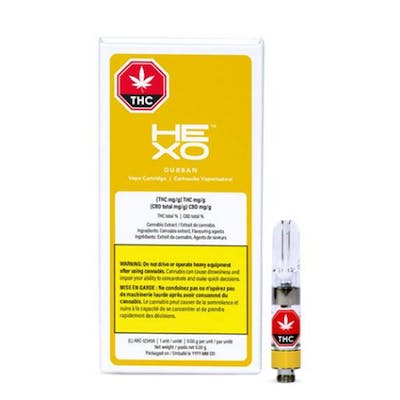 Durban Vape Cart - Hexo - Durban 0.5 g Prefilled Vape Cartridge