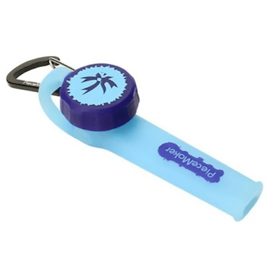 Piecemaker Silicone Pipe - Cyanara Blue