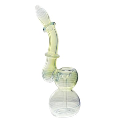 Fumed Sherlock Bubbler w/Colour Wrap - Fumed Sherlock Bubbler w/Colour Wrap