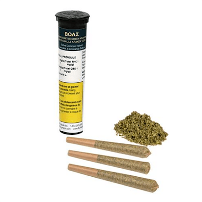 Green Kraken PreRolls - Boaz - Green Kraken 3 x 0.5 g Pre-rolls