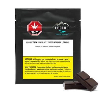 Orange Dark Chocolate - Legend - Legend THC Orange Dark Chocolate