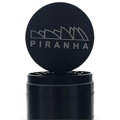 Piranha 4 Piece Grinder Orange