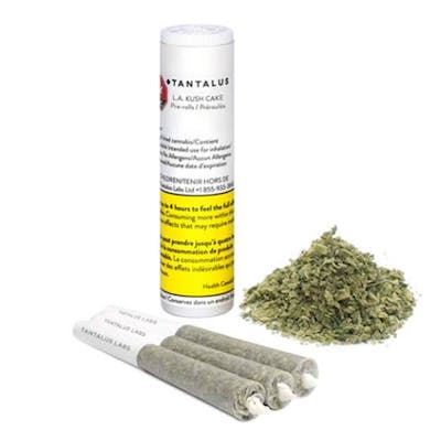 LA Kush Cake Pre-Rolls 3x0.5 g - Tantalus - LA Kush Cake 3 x 0.5 g Pre-Rolls