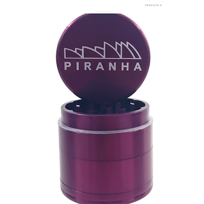 Piranha 4 Piece Grinder Purple