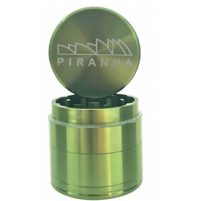 Piranha 4 Piece Grinder Light Green