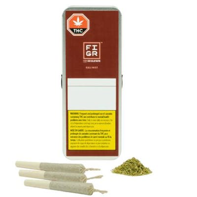 Go Elevate Kali Mist 3x0.5 g Pre- Rolls - Figr - Go Elevate Kali Mist 3 x 0.5g Pre-Rolls