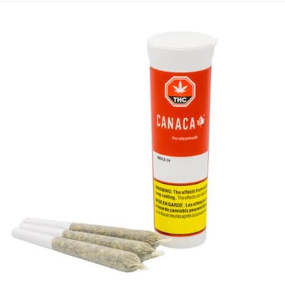 Indica 24 3 x 0.5 Pre-Rolls - Canaca - Canaca 3 x 0.5 g Indica Pre Rolls