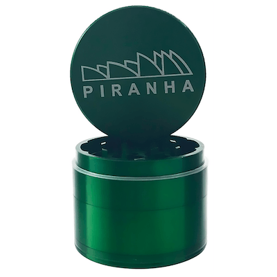 Piranha 4 Piece Grinder Green