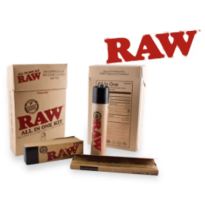 Raw all in one kit includes Clipper-Lighter-Raw 125 - Tips