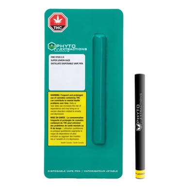 Super Lemon Haze Disposable Vape Pen - PHYTO - Super Lemon Haze 0.3 g Disposable Vape Pen