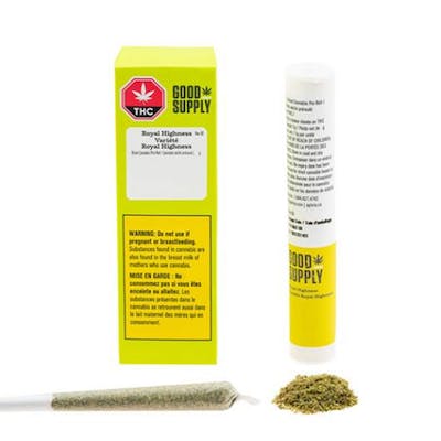 Royal Highness 1 gm Pre-Roll - Royal Highness 1 x 1 g Pre-Roll