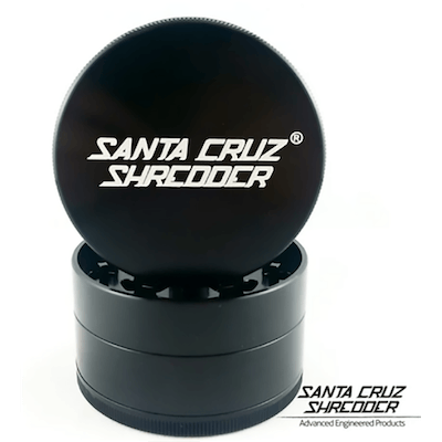 Santa Cruz Shredder 4 Piece Grinder - Black