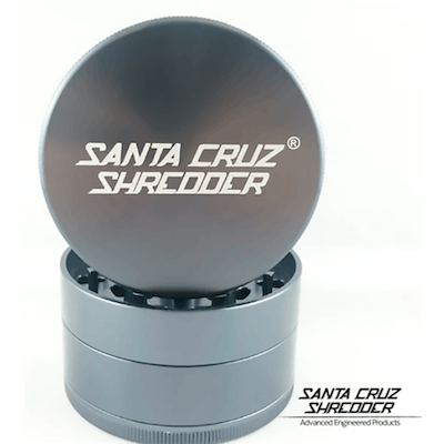 Santa Cruz Shredder 4 Piece Grinder - Gunmetal Grey