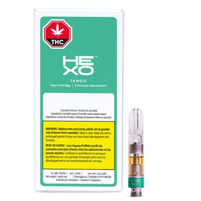 Tangie Vape Cartridge 0.5 g - Hexo - Tangie 0.5 g Prefilled Vape Cartridge