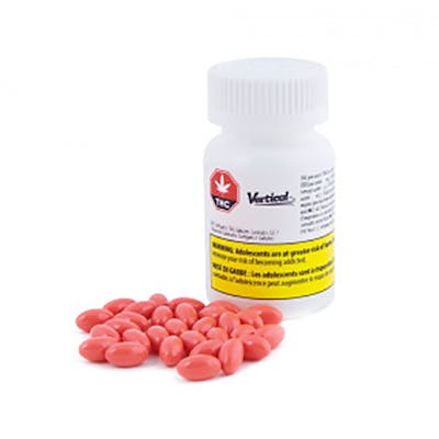 Vertical THC Softgels - Vertical 2.5 mg THC Softgels x 15 caps