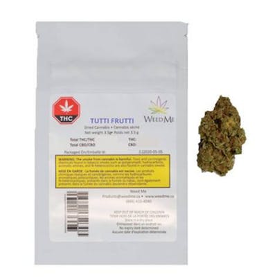 Tutti Frutti - Weed Me - Tutti Fruiti 3.5 g Dried Flower