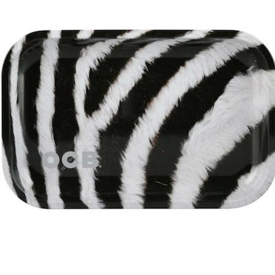 Metal Rolling Tray 11" x 7.5" Zebra - Metal Rolling Tray 11" x 7.5" Zebra