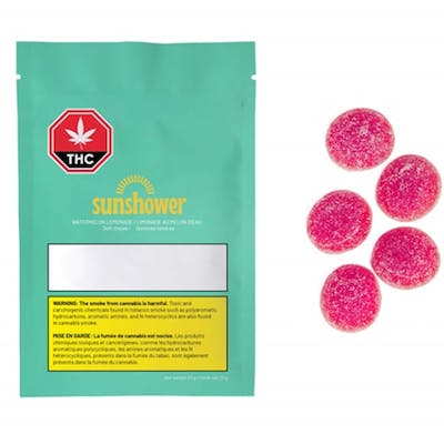 Sunshower 5x4.6 g Soft Chews - Sunshower Watermelon Lemonade Soft Chews 5x4.6 g