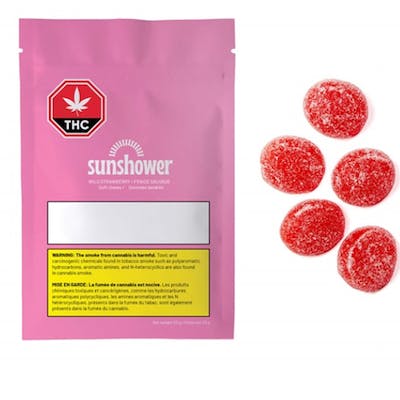 Sunshower 5x4.6 g Soft Chews - Sunshower Wild Strawberry Soft Chews 5x4.6 g