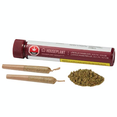 Houseplant - Indica - 2x0.5g - Houseplant Indica 2 x 0.5 g Pre-Roll