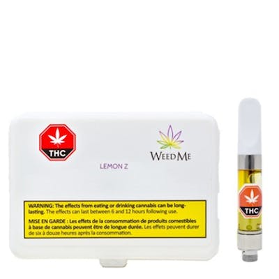 Lemon Z Vape Cartridge - Weed Me - Weed Me Lemon Z 1.0 g Prefilled Vape Cartridge