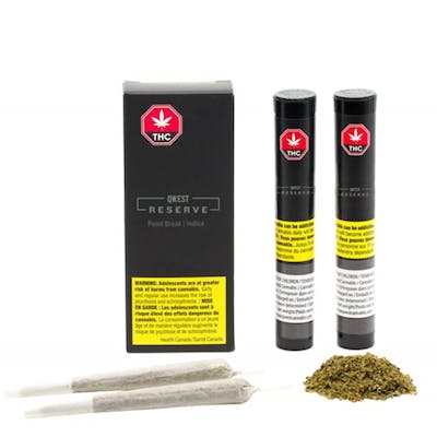 Point Break Pre-Rolls - Qwest Reserve - Point Break 2 x 0.5 g Pre-Rolls