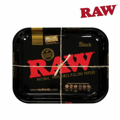 Raw Black Rolling Tray - Large