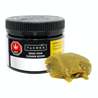 Sensi Star Flower Rosin (Concentrate) by 7Acres - 1g