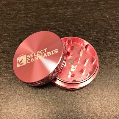 Select Cannabis - 2 Piece Grinder - Aluminum - Pink