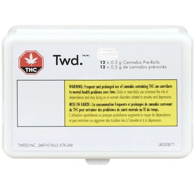 Twd. - Indica Pre-Rolls (12 x 0.5g)