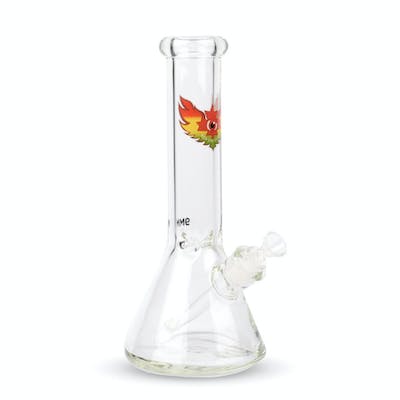 Red Eye Glass 12" 9mm Beaker Tube Colour Changing