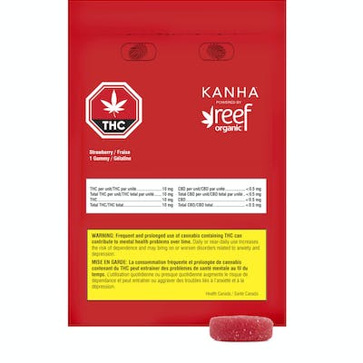 Kanha by Reef - Kanha by Reef Strawberry Soft Chews 1x5 g