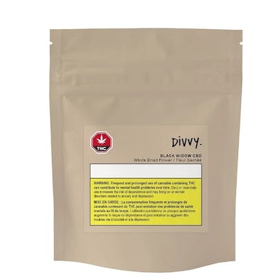 Divvy - Black Widow CBD 3.5g Dried Flower