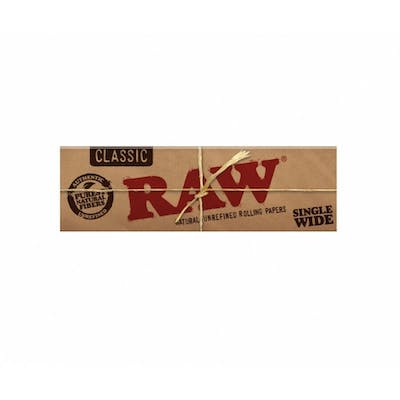 Raw 1" Unbleached Double Window Papers