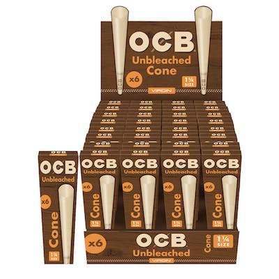 Unbleached Cones 6PK