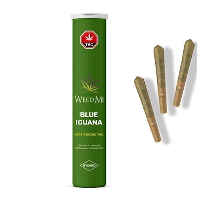 Weed Me - Blue Iguana 3 x 0.5g Pre-Rolls