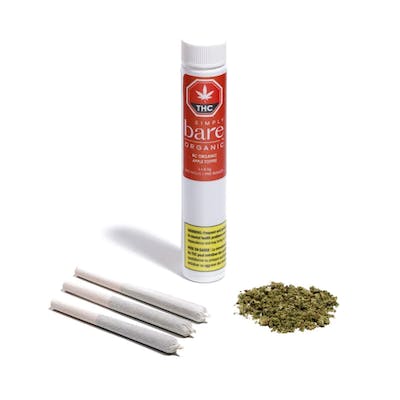 Simply Bare - Apple Toffee 3 x 0.5 g Pre-rolls