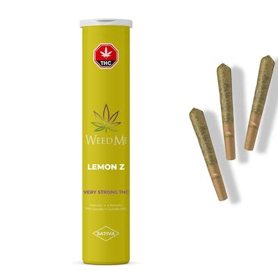 Weed Me - Lemon Z 3 x 0.5 g Pre-Rolls