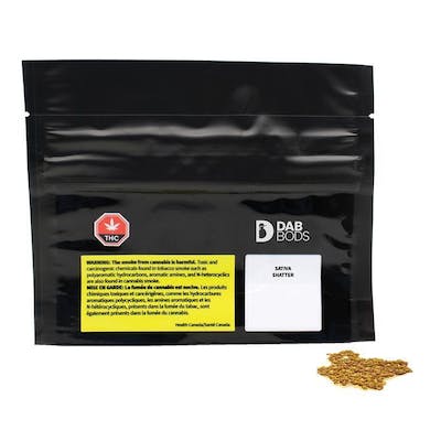 Sativa Shatter (Concentrate) by Dab Bods - 0.5g Shatter