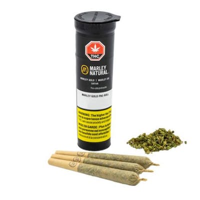 Marley Gold Pre-Rolls - Marley Gold 3 x 0.5 g Pre-Rolls